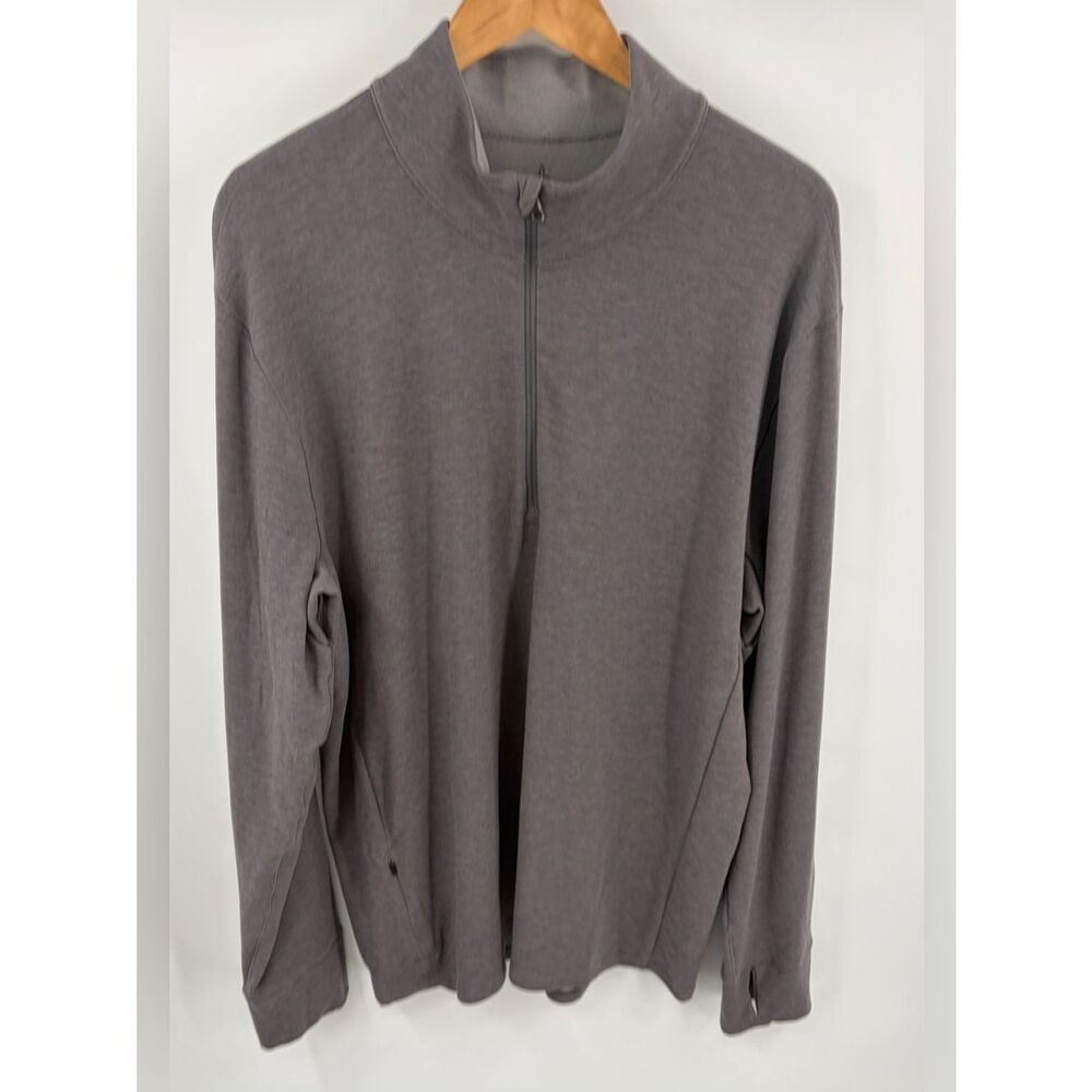 Prana altitude tracker 1/4 zip gray pullover men’s XL NWT performance